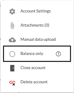 balance only balance only