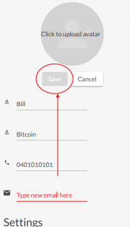 Screenshot 2 2026 05 21 Change email